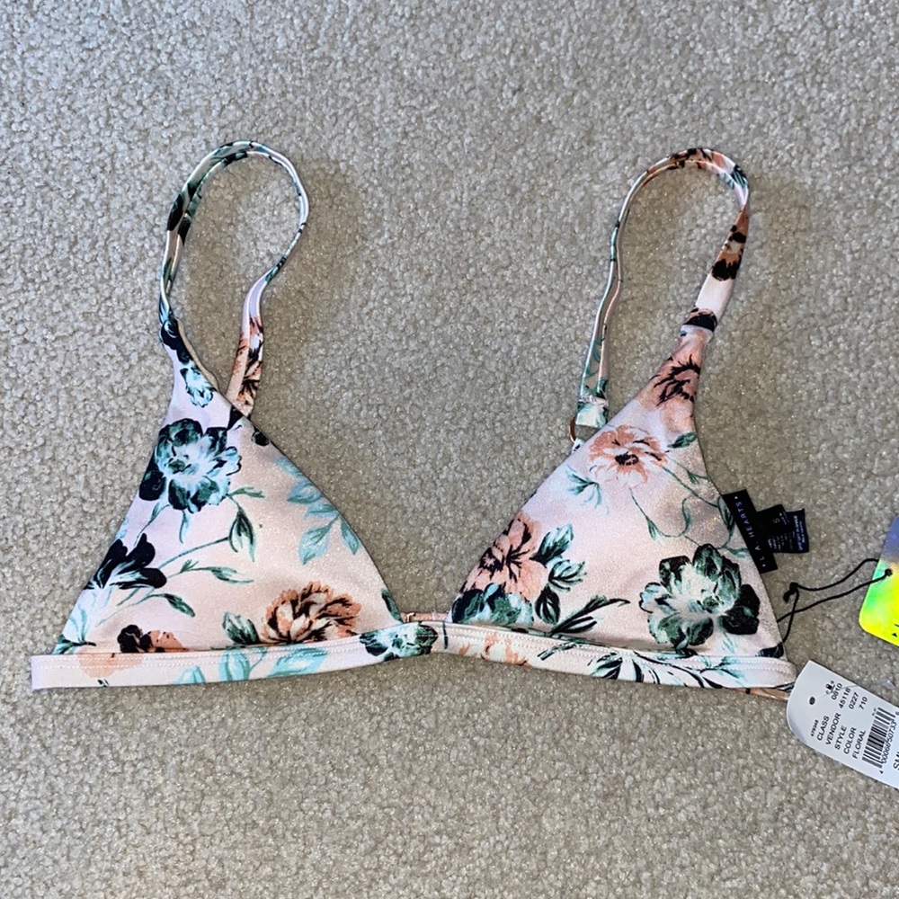 LA Hearts Triangle Bikini Top
